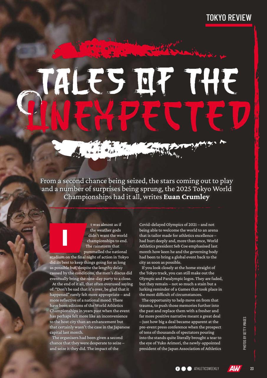 AW – Athletics Weekly Magazine Preview Pages