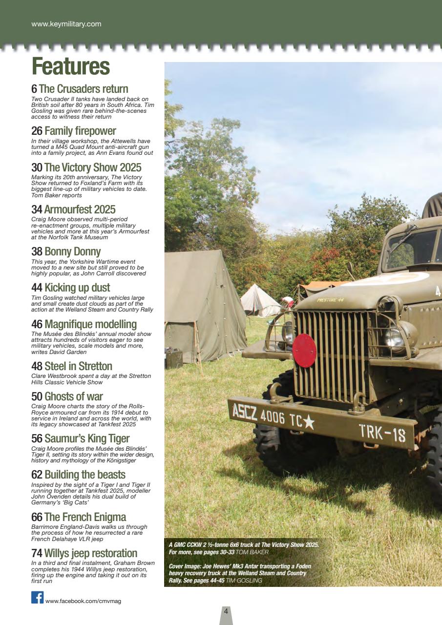 Classic Military Vehicle Preview Pages