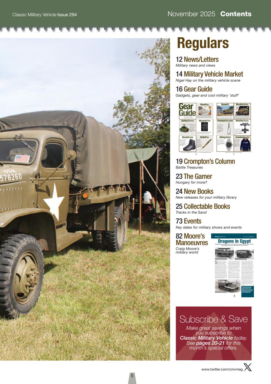 Classic Military Vehicle Preview Pages