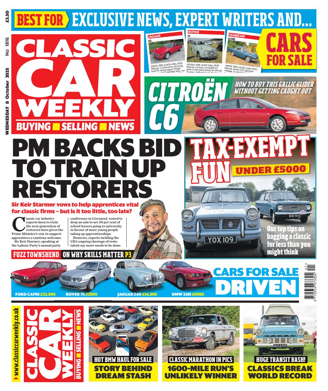 Classic Car Weekly Preview Pages