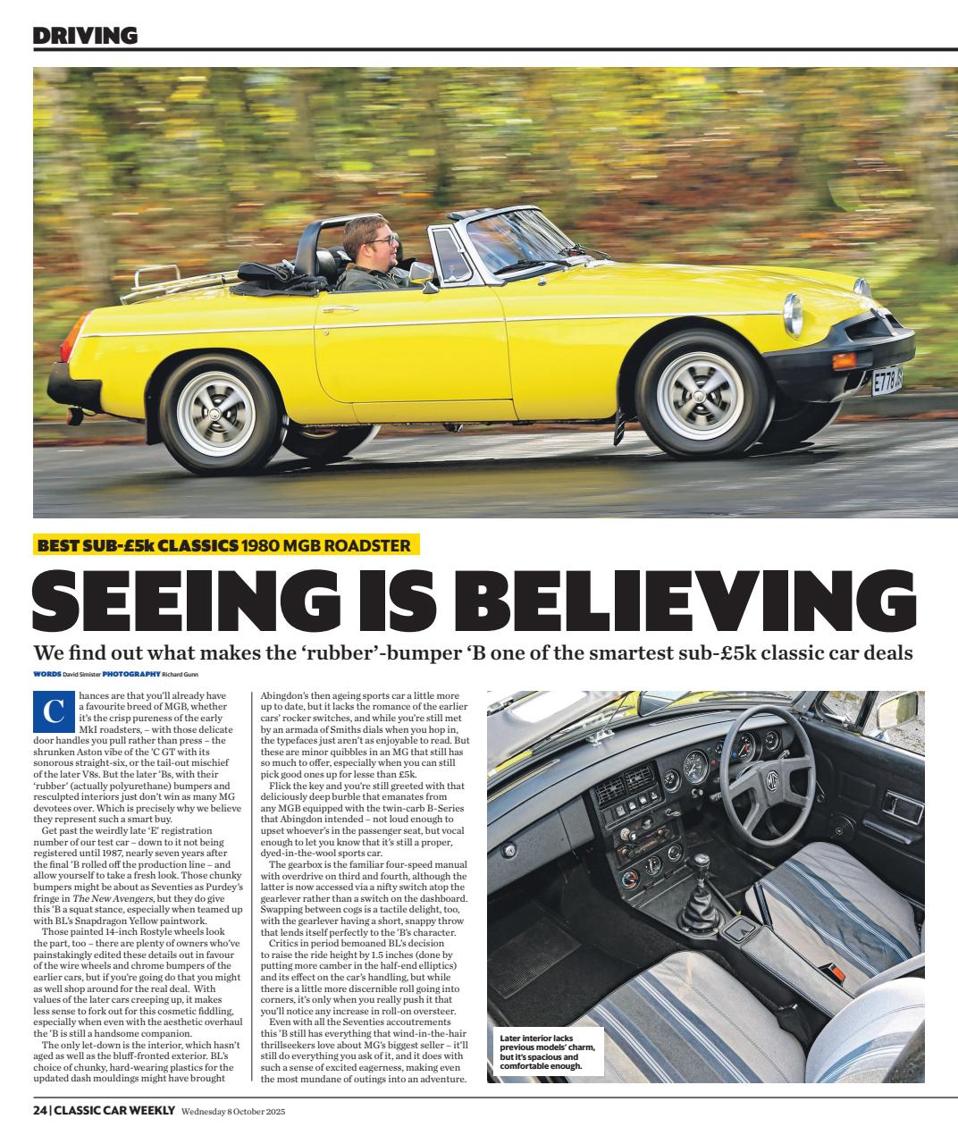 Classic Car Weekly Preview Pages