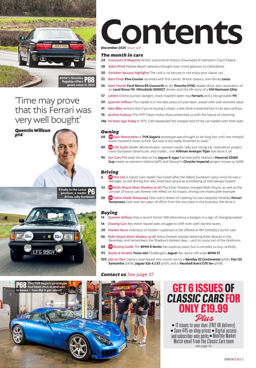 Classic Cars Preview Pages