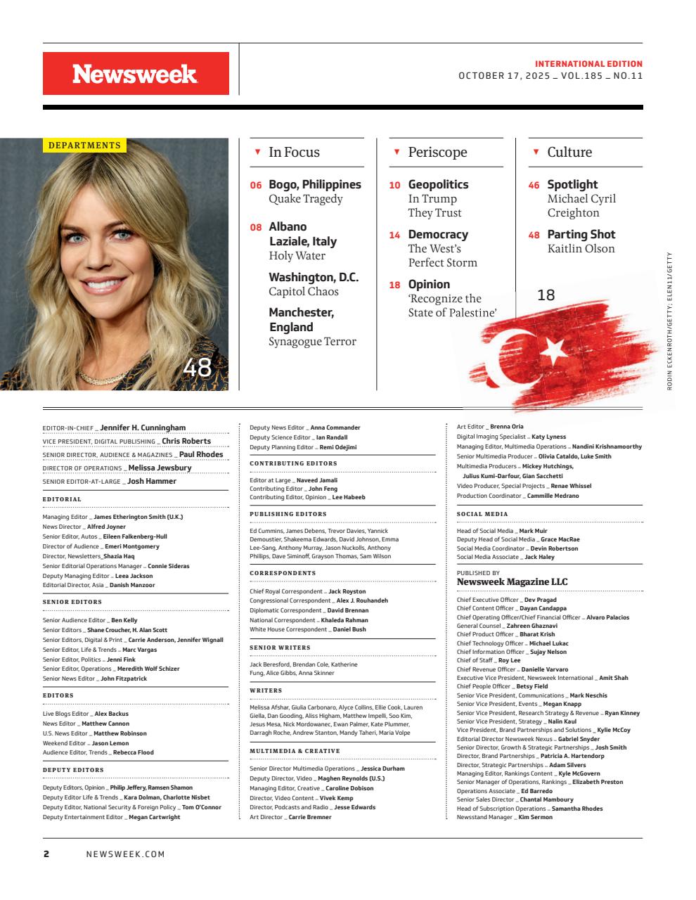 Newsweek International Preview Pages