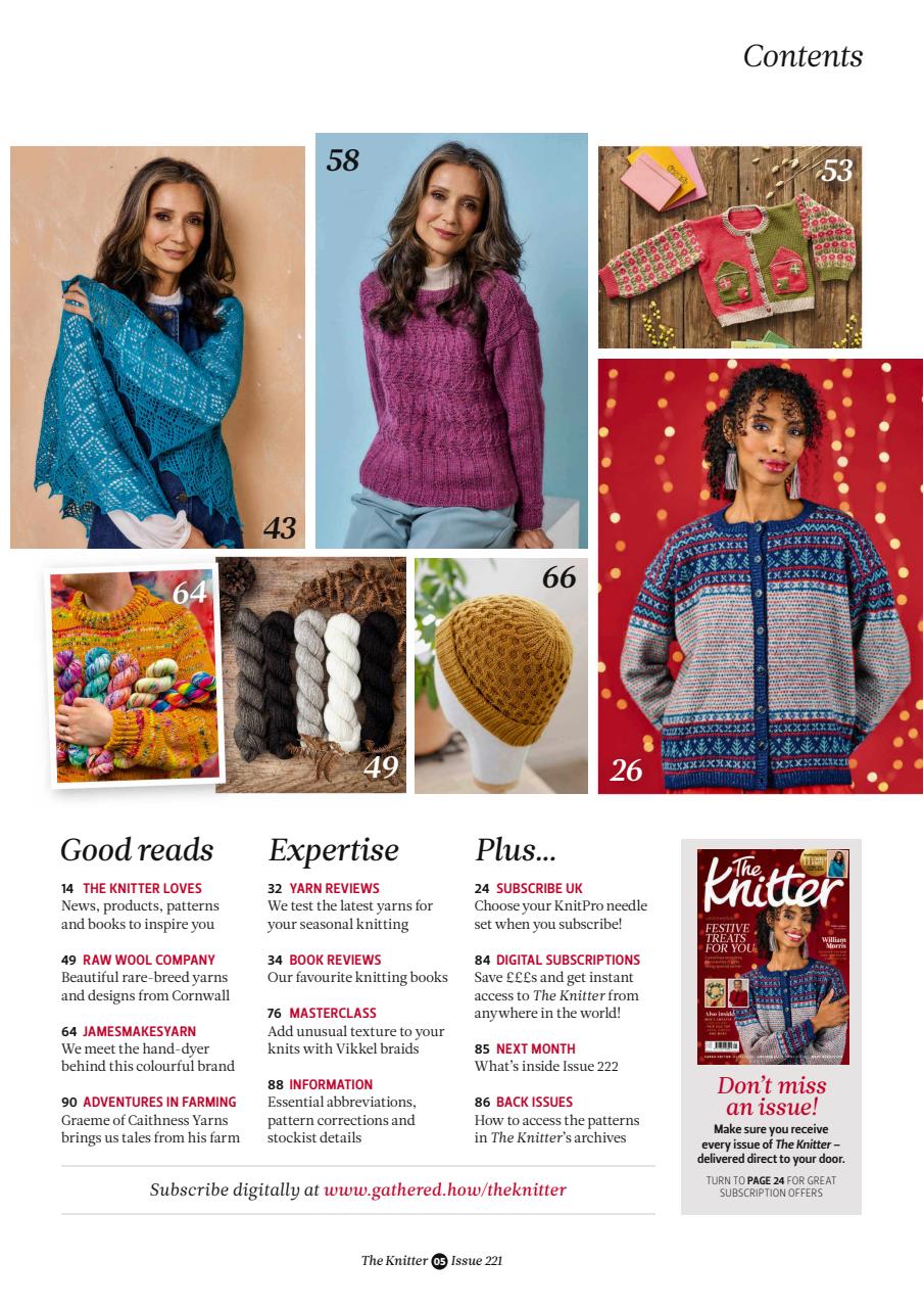 The Knitter Preview Pages