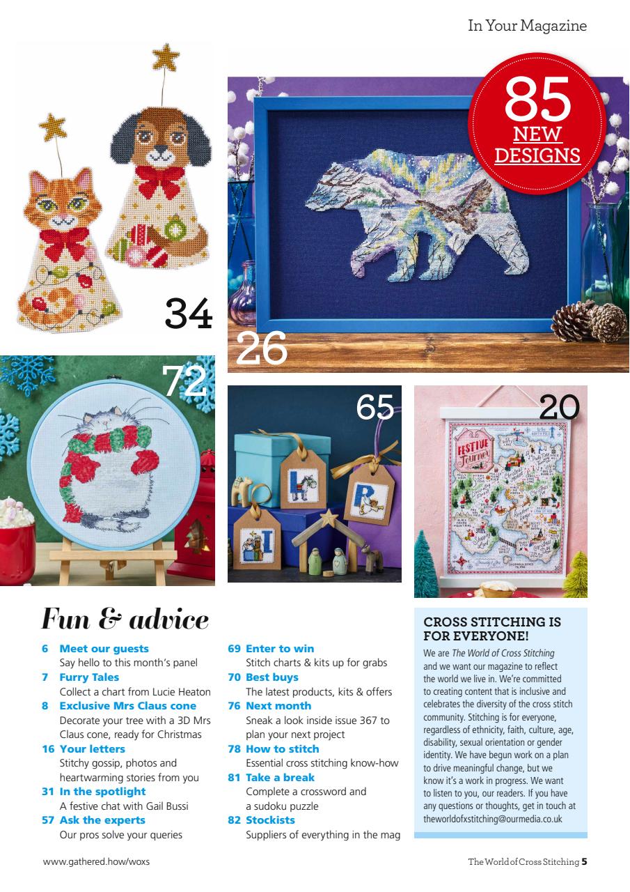 The World of Cross Stitching Preview Pages