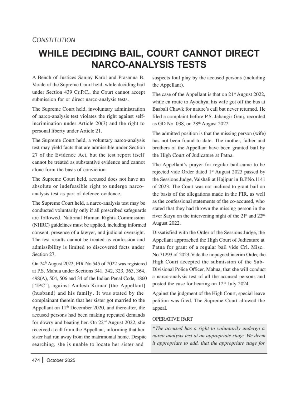 Lawteller – A Legal Awareness Magazine Preview Pages