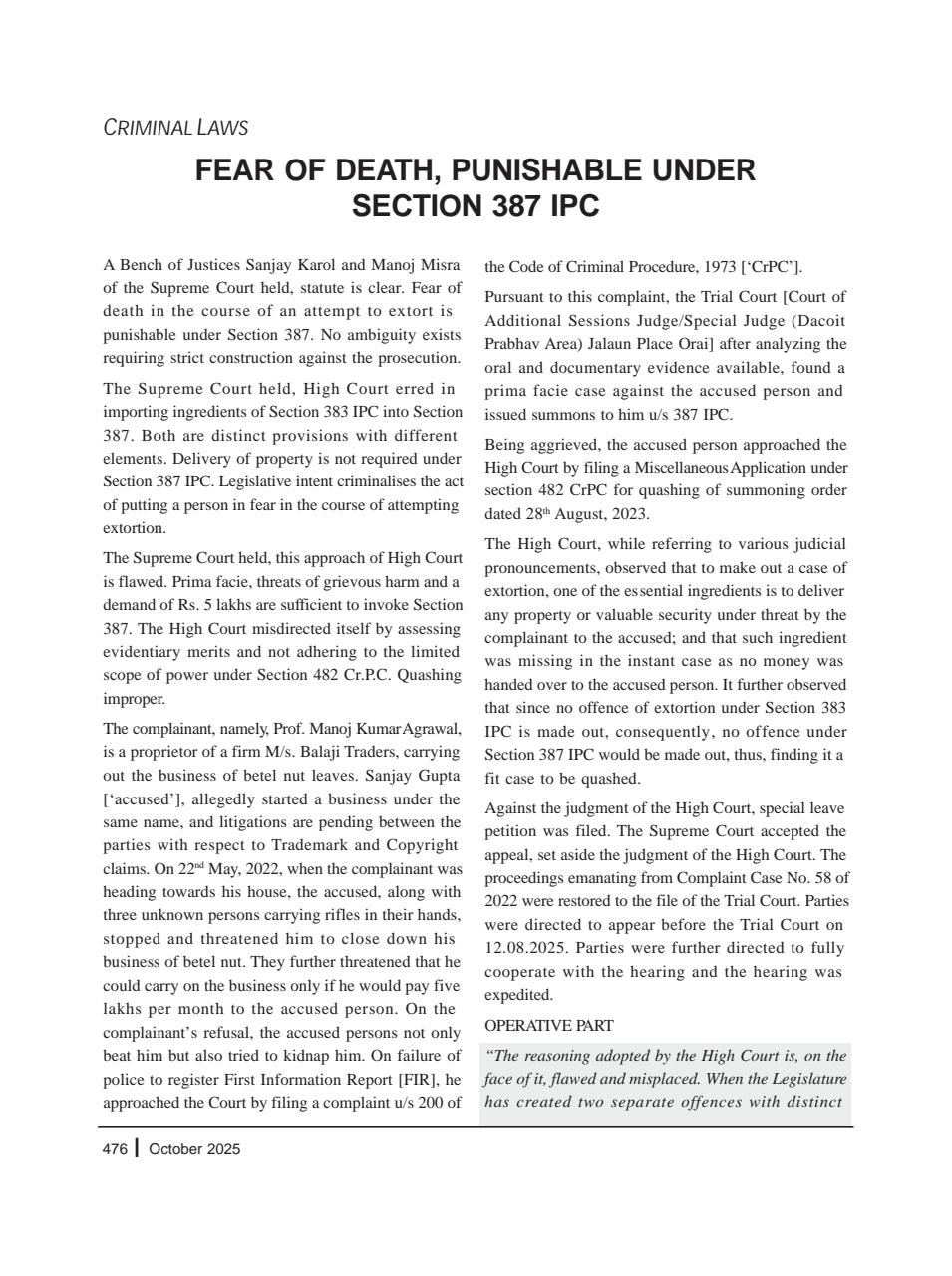 Lawteller – A Legal Awareness Magazine Preview Pages