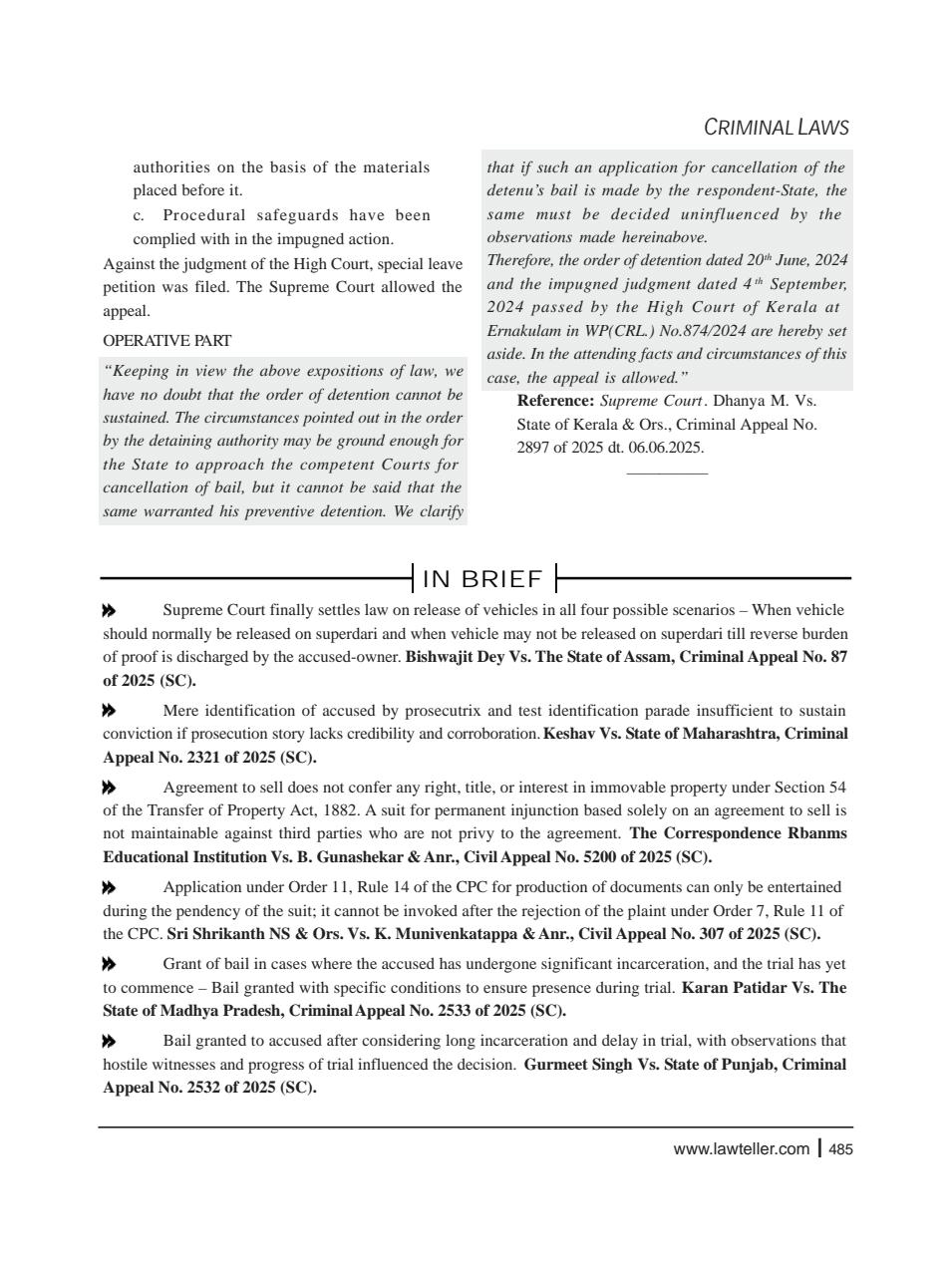 Lawteller – A Legal Awareness Magazine Preview Pages