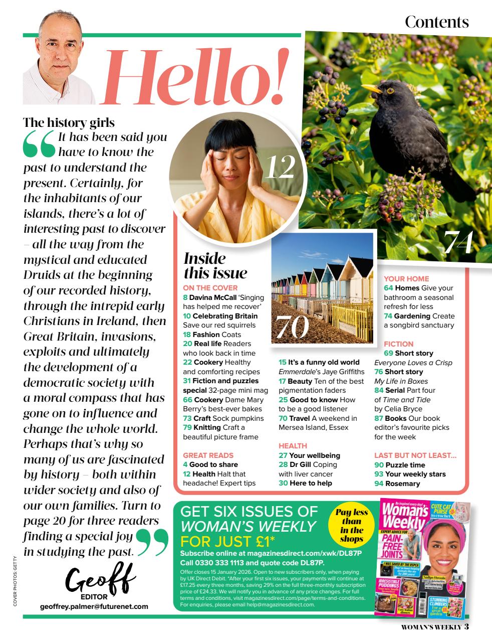 Woman's Weekly Preview Pages