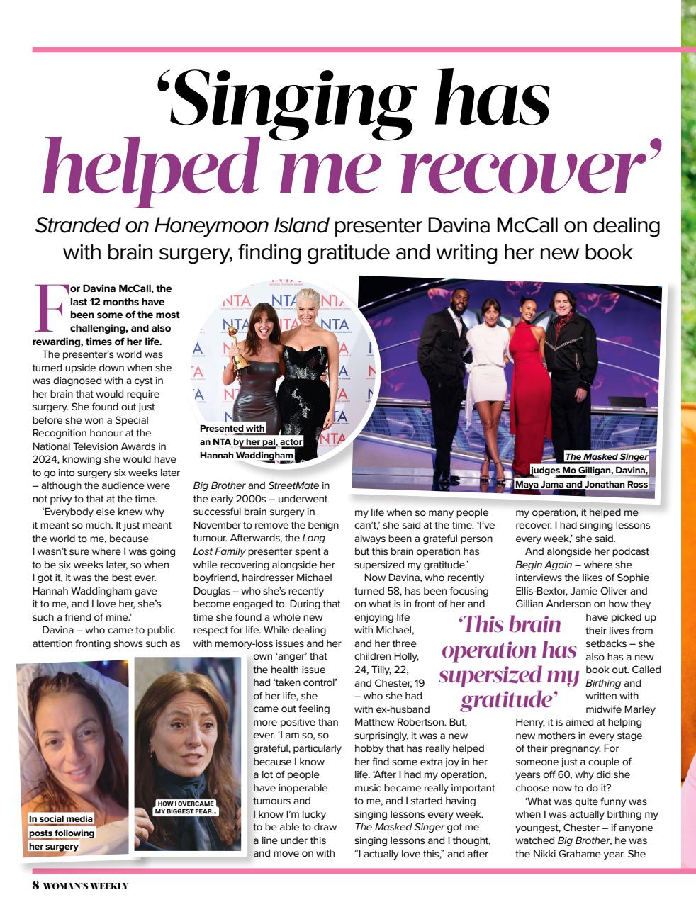 Woman's Weekly Preview Pages