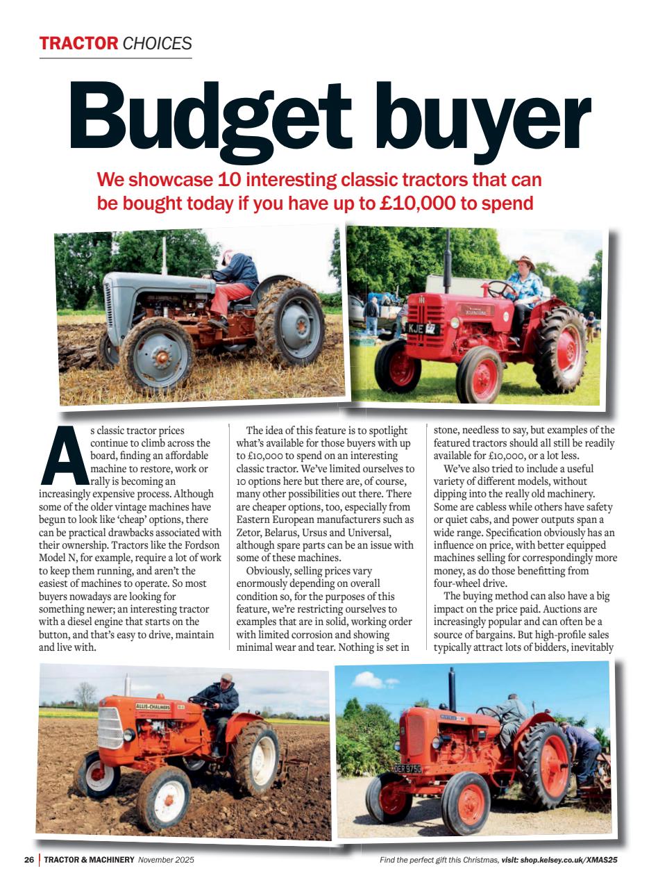 Tractor & Machinery Preview Pages