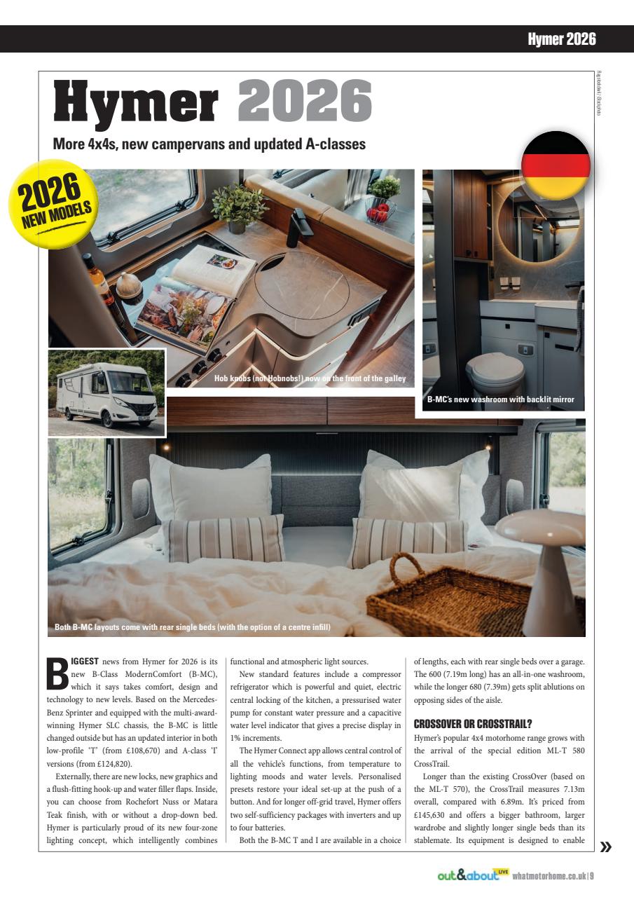 What Motorhome magazine Preview Pages