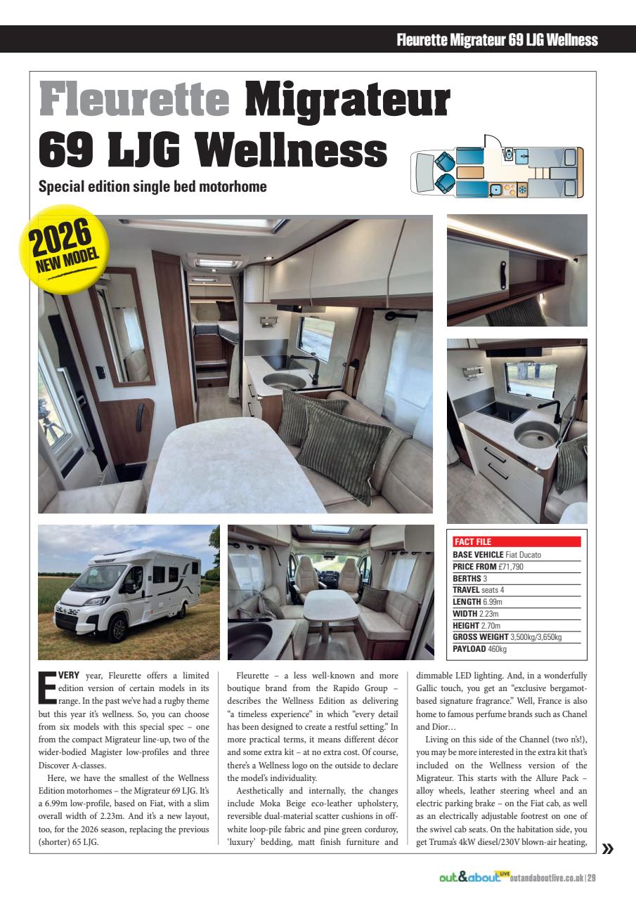 What Motorhome magazine Preview Pages