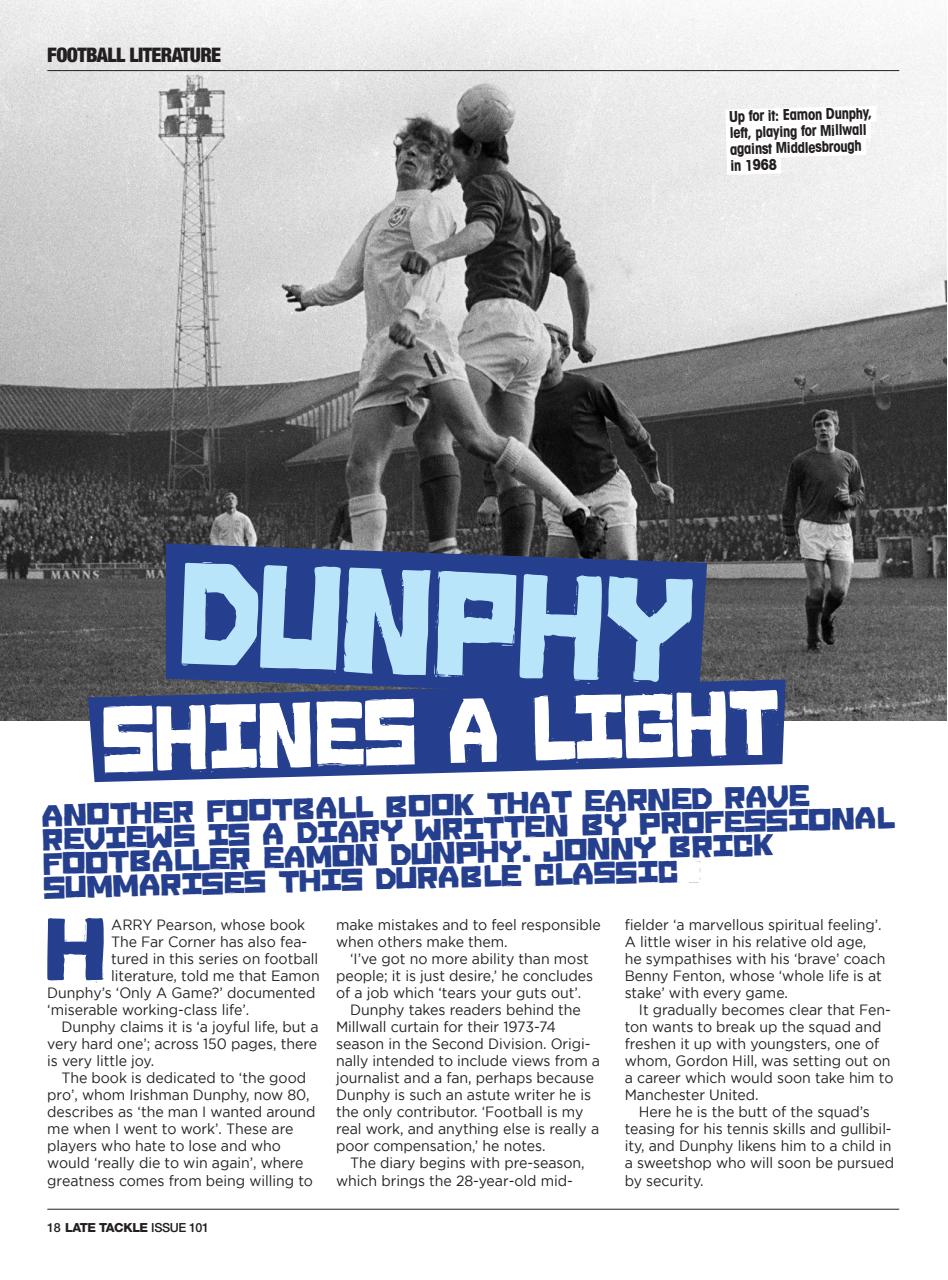 Late Tackle Football Magazine Preview Pages