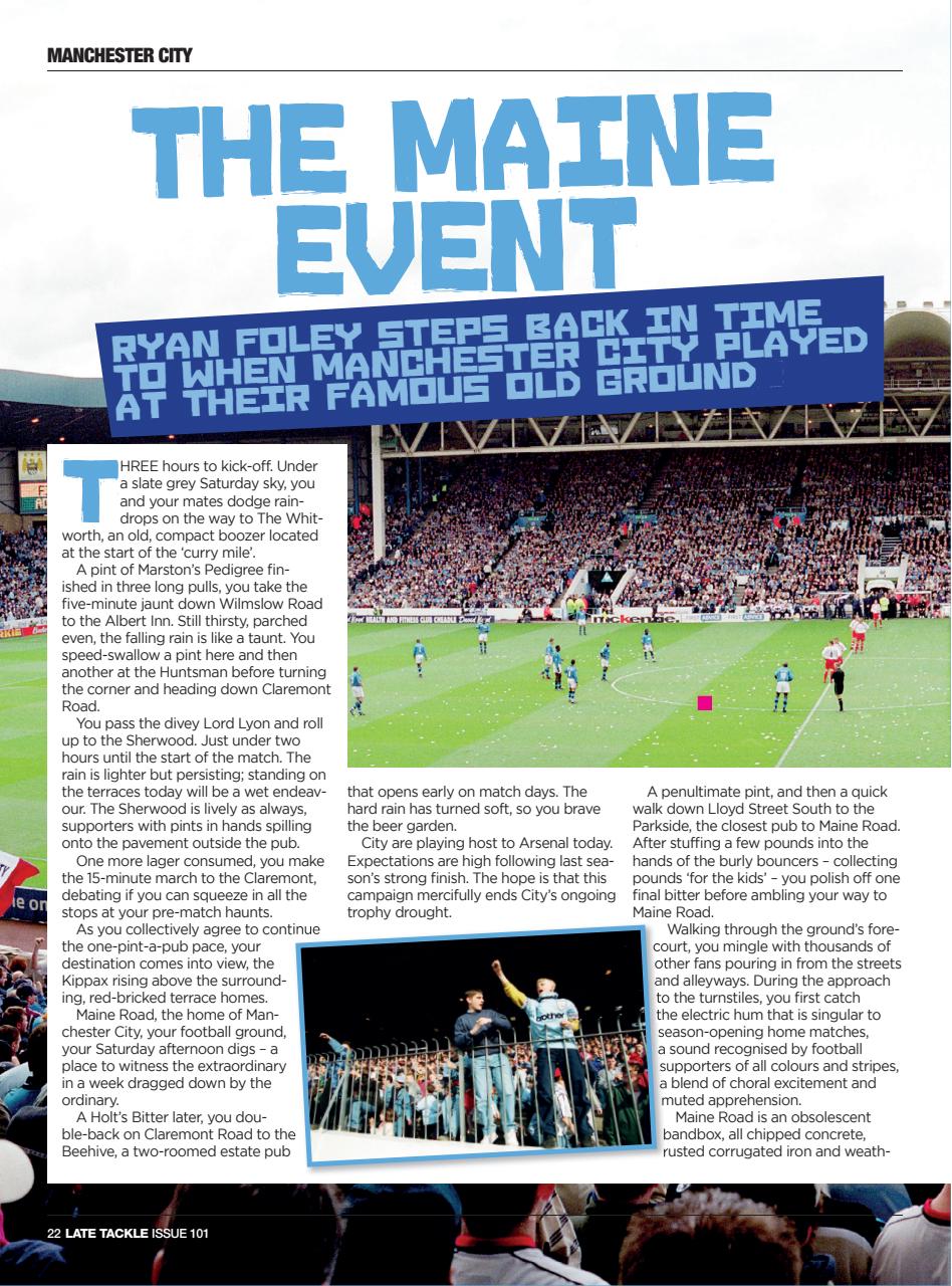 Late Tackle Football Magazine Preview Pages