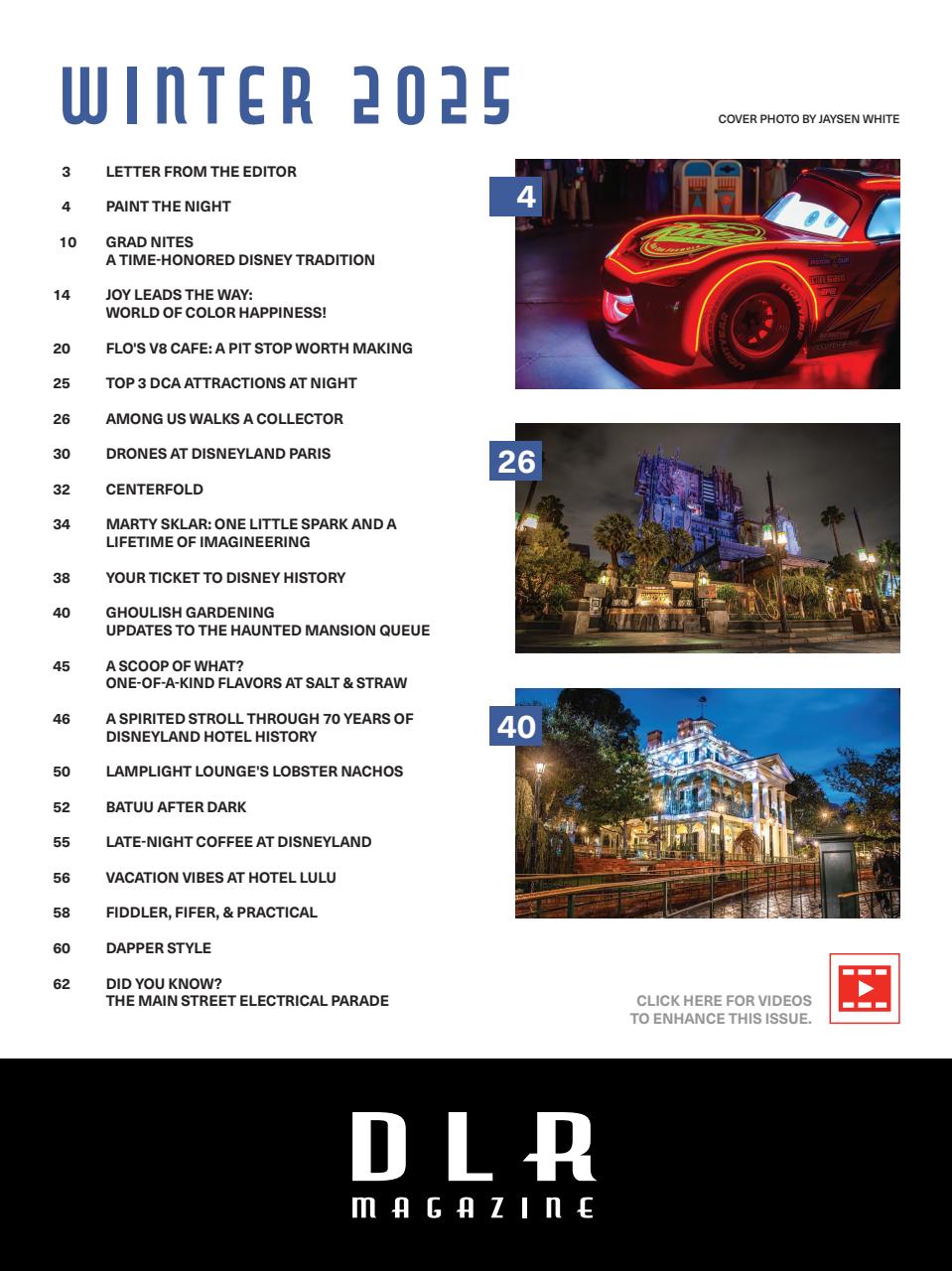 WDW Magazine Preview Pages