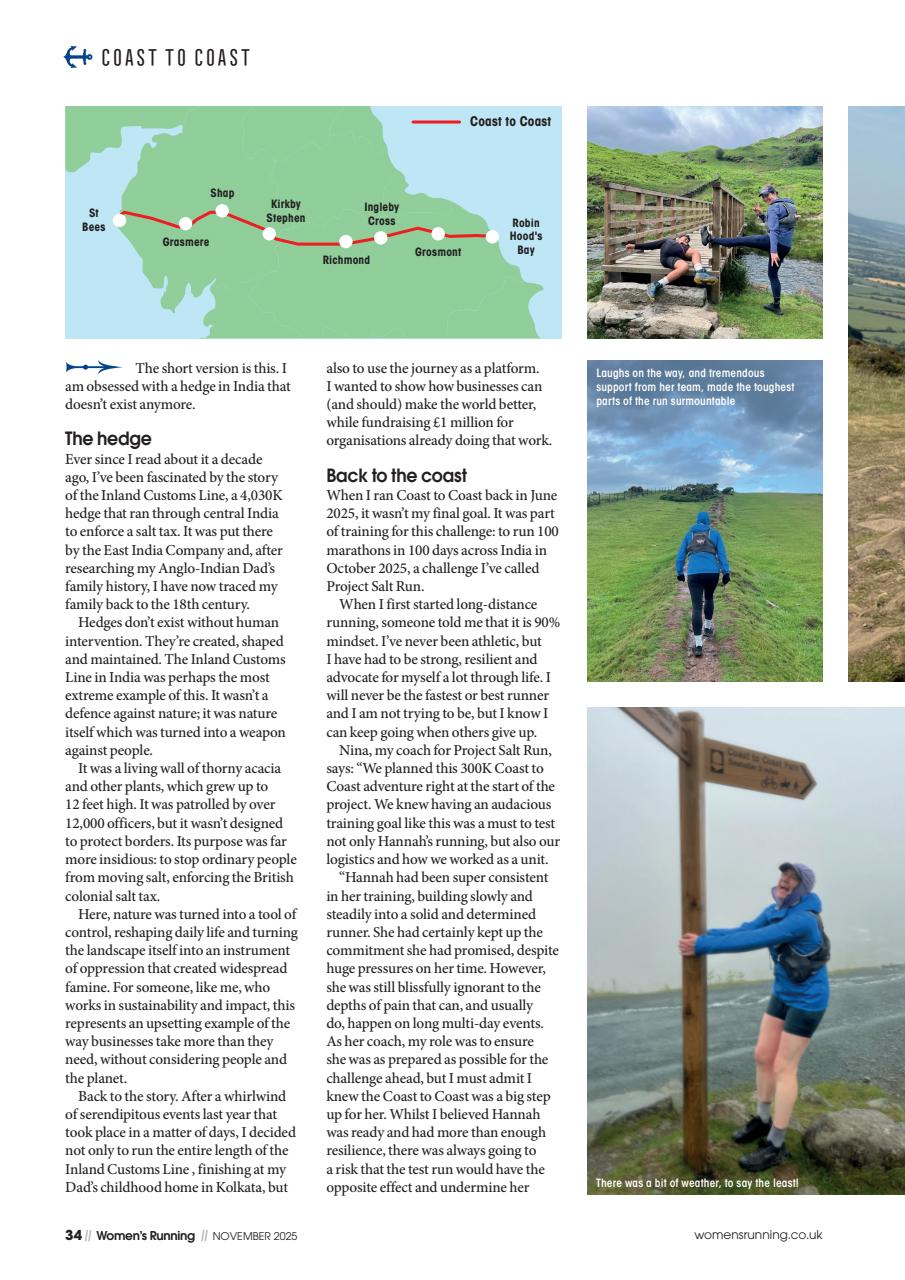 Women’s Running Preview Pages