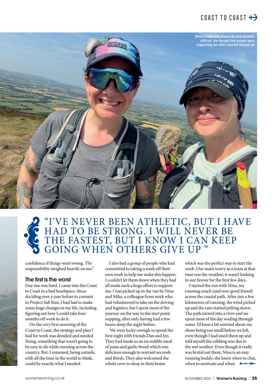 Women’s Running Preview Pages