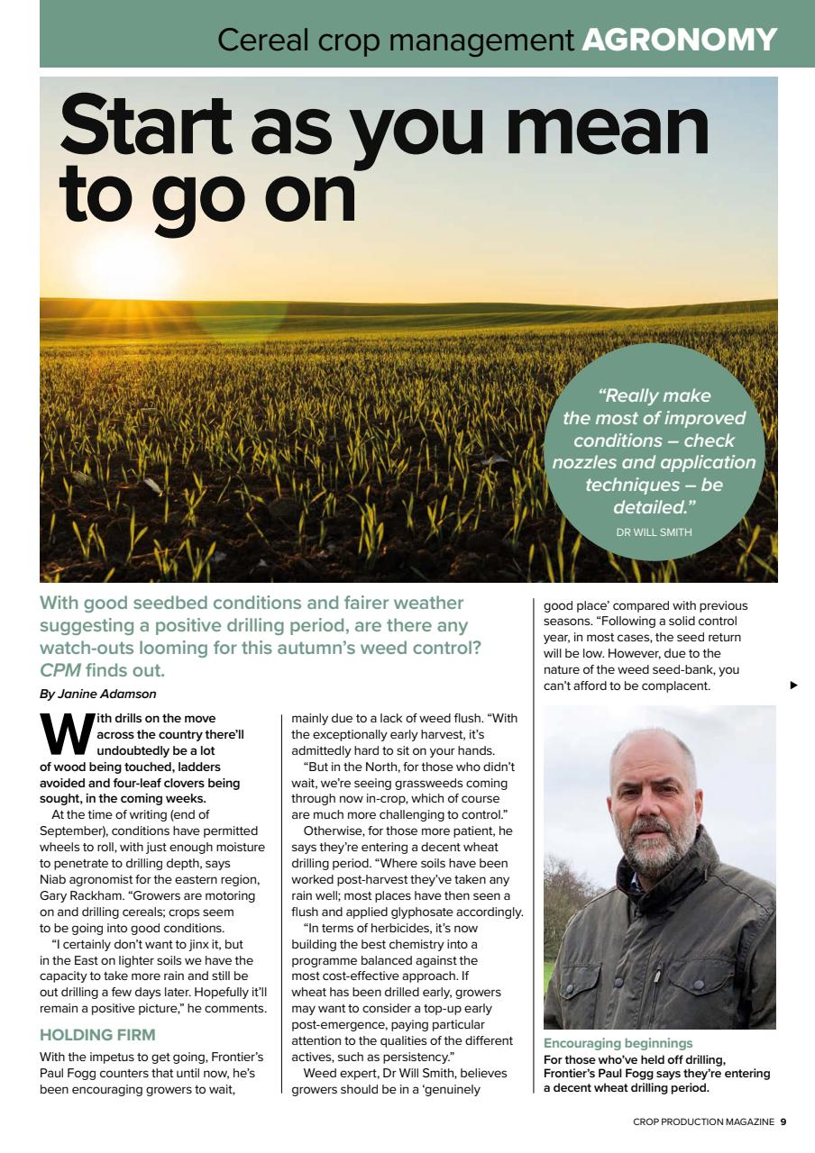 Crop Production Magazine Preview Pages