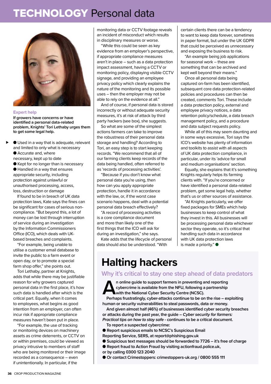 Crop Production Magazine Preview Pages