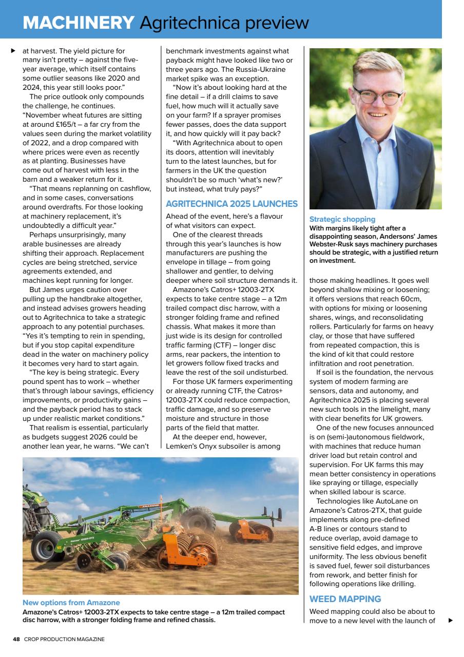 Crop Production Magazine Preview Pages