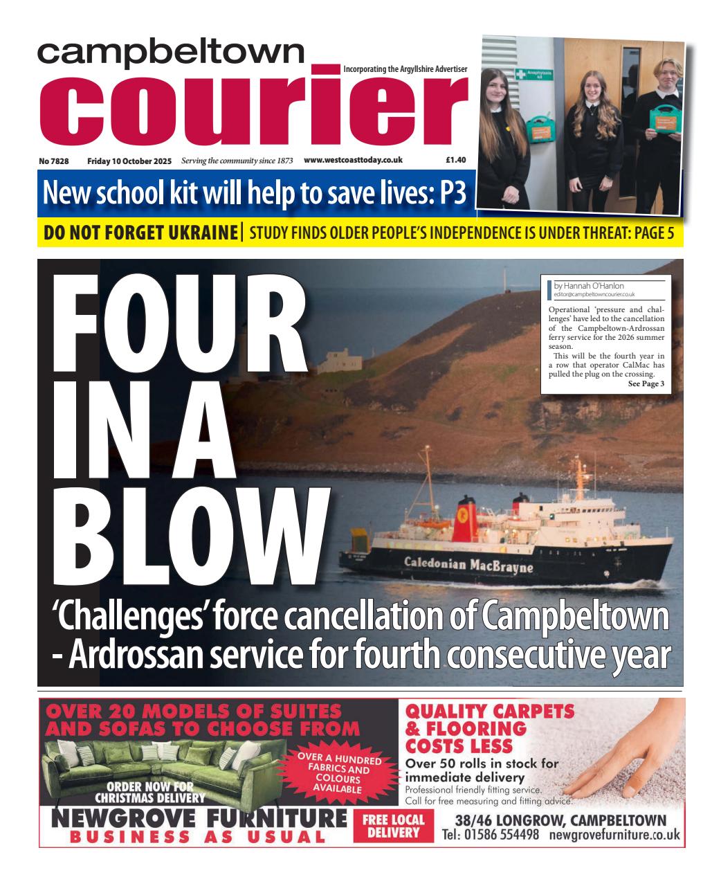 Campbeltown Courier Preview Pages