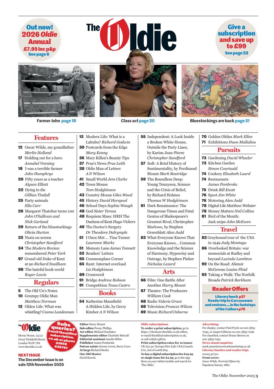 The Oldie Preview Pages