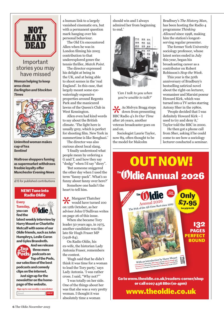 The Oldie Preview Pages