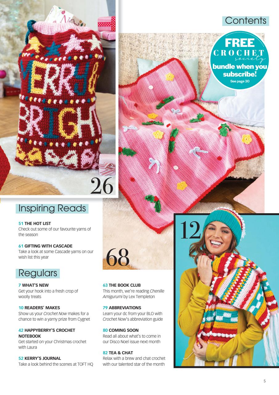 Crochet Now Magazine Preview Pages