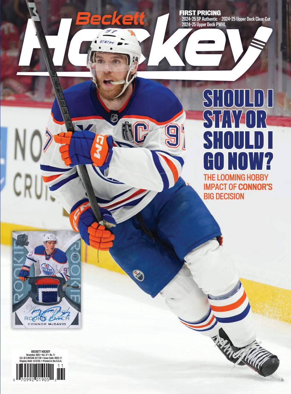 Beckett Hockey Magazine Preview Pages