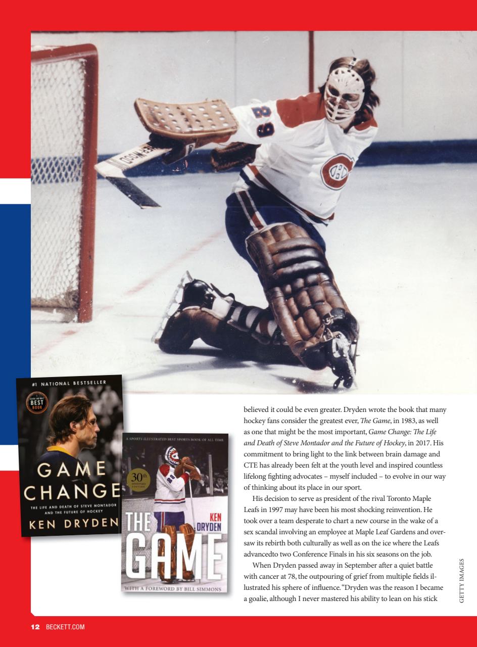 Beckett Hockey Magazine Preview Pages