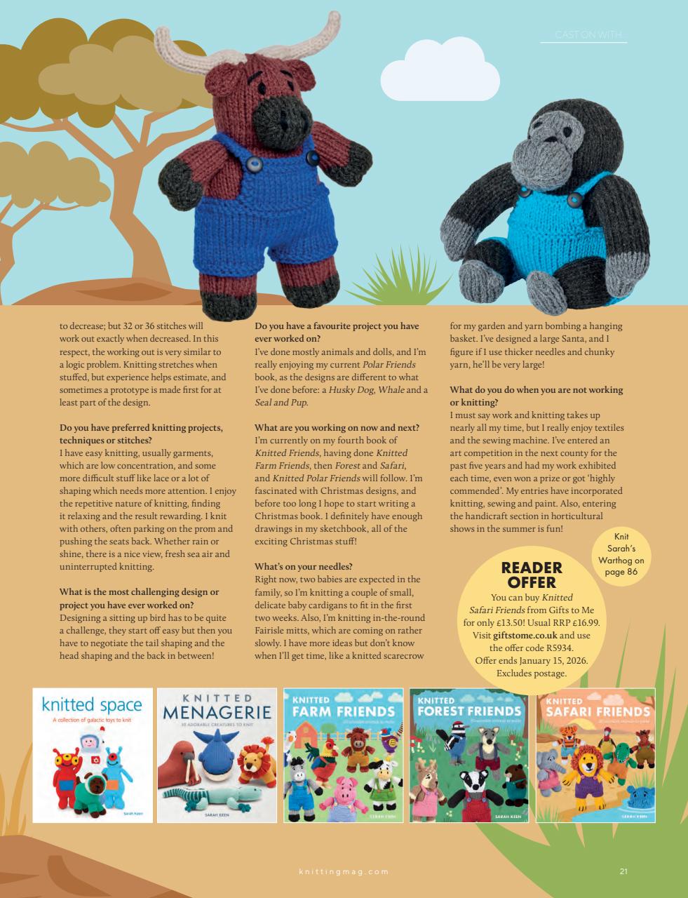 Knitting Preview Pages