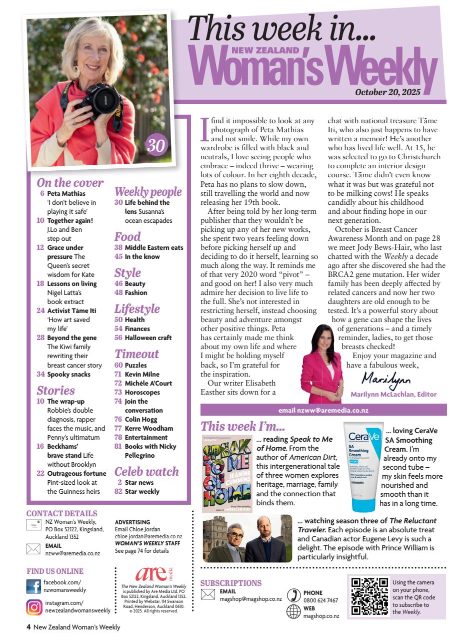 NZ Woman's Weekly Preview Pages