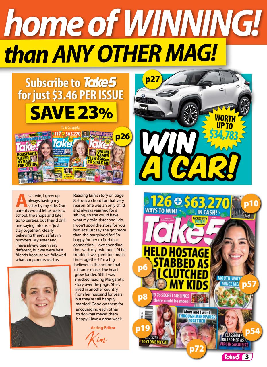 Take 5 Preview Pages