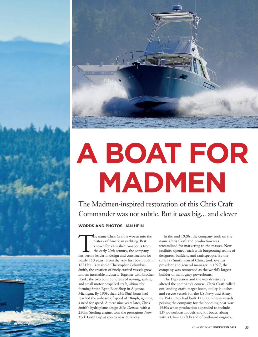 Classic Boat Preview Pages