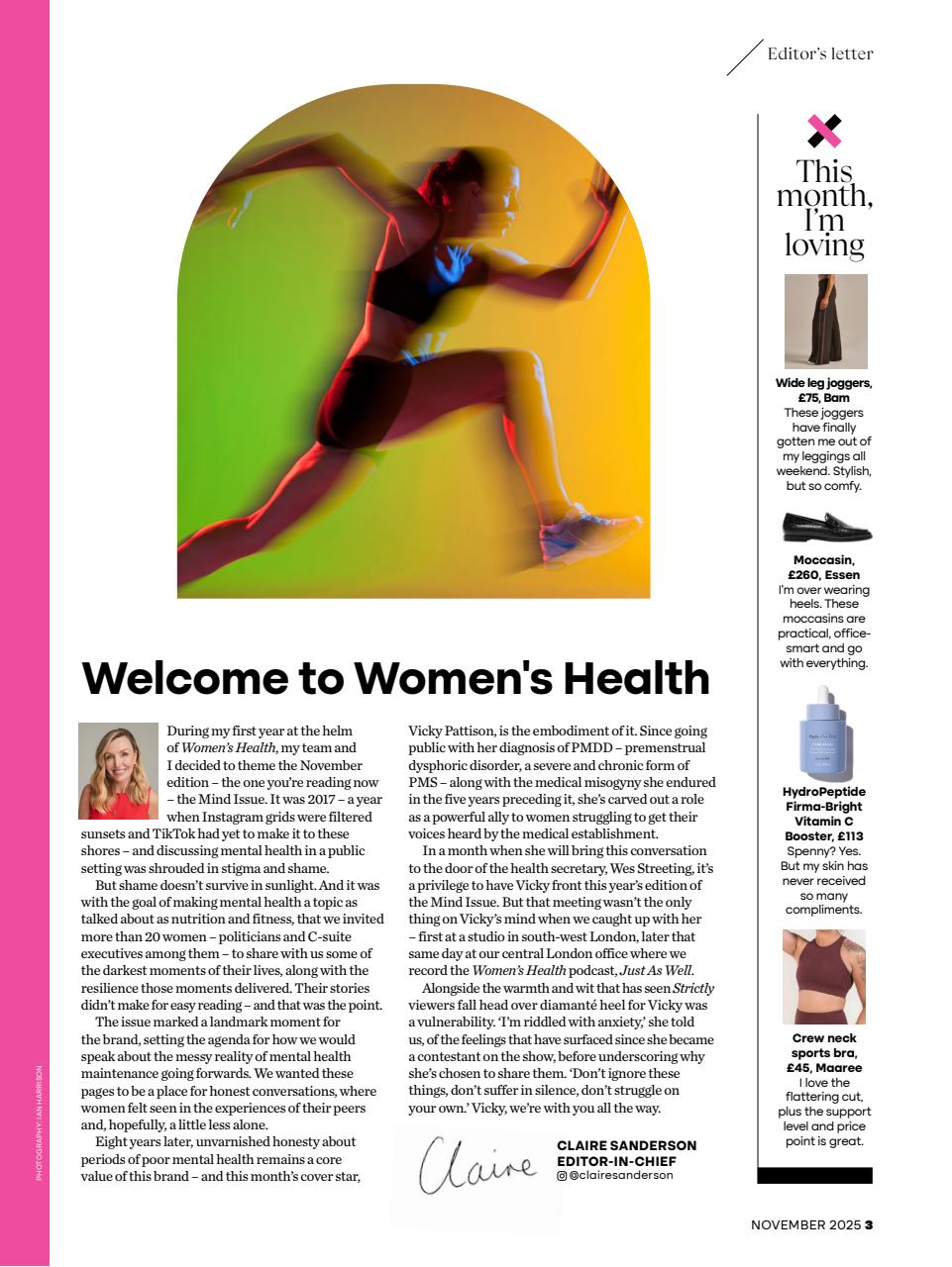 Women's Health Preview Pages