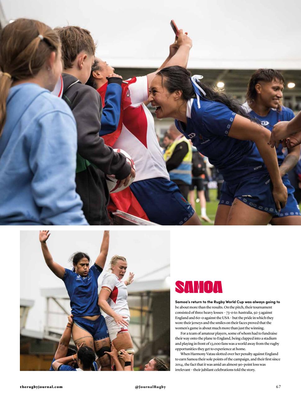 Rugby Journal Preview Pages