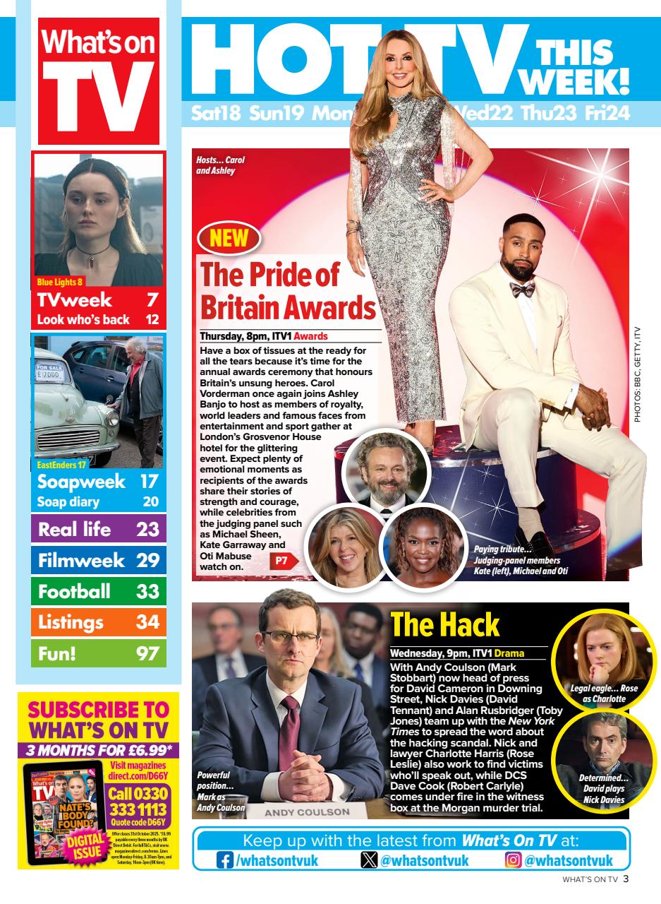 What's on TV Preview Pages