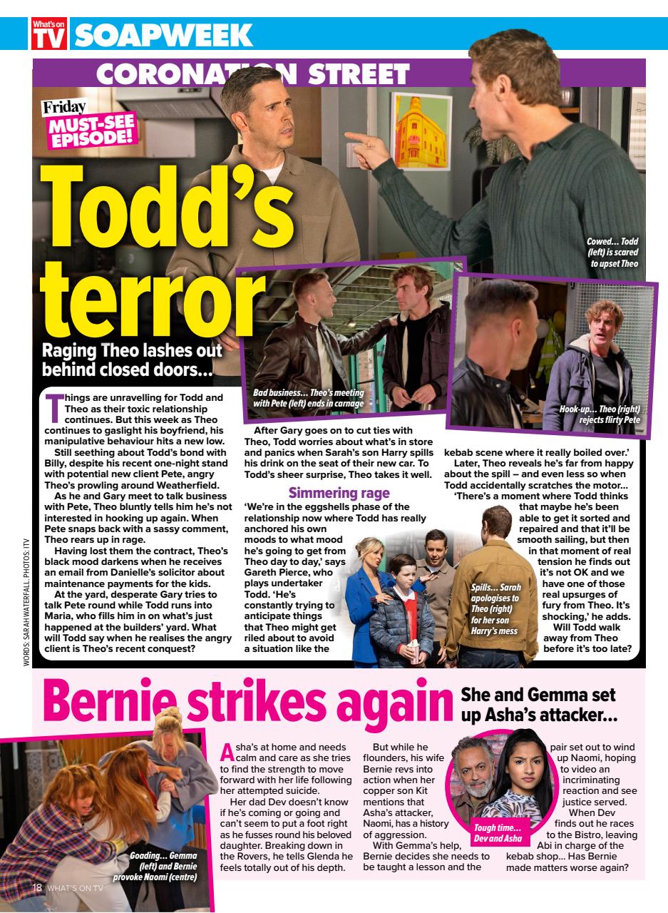What's on TV Preview Pages