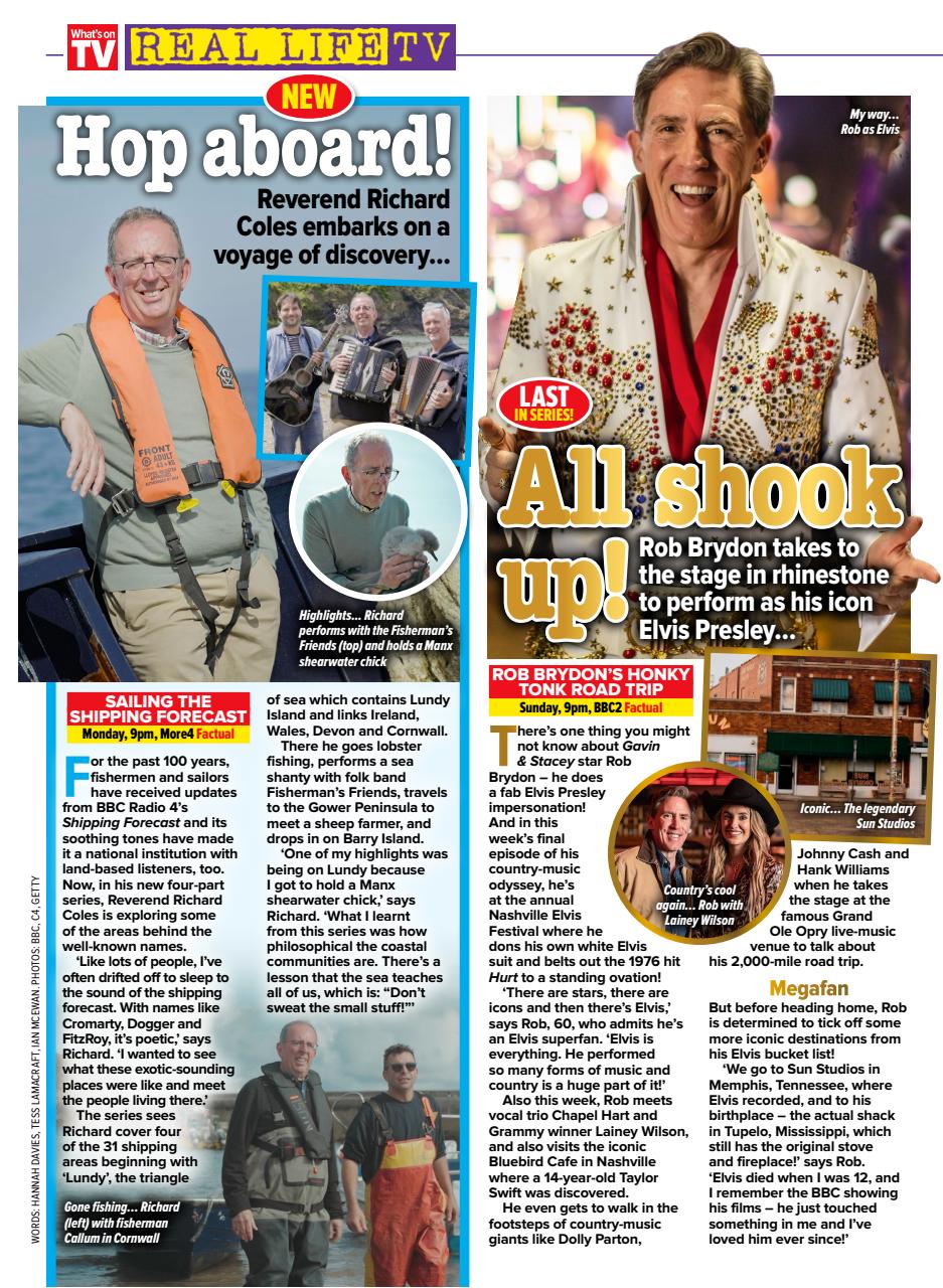 What's on TV Preview Pages