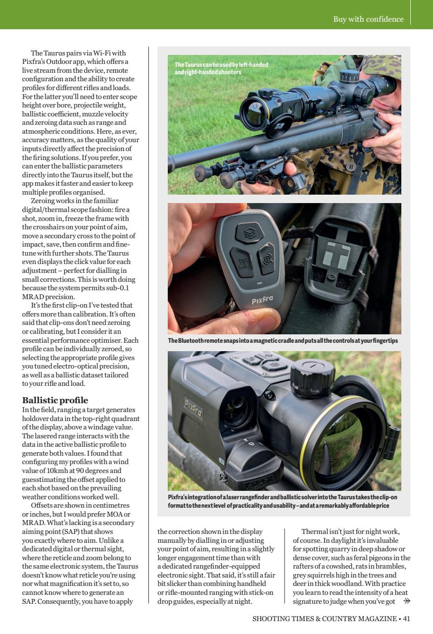 Shooting Times & Country Preview Pages