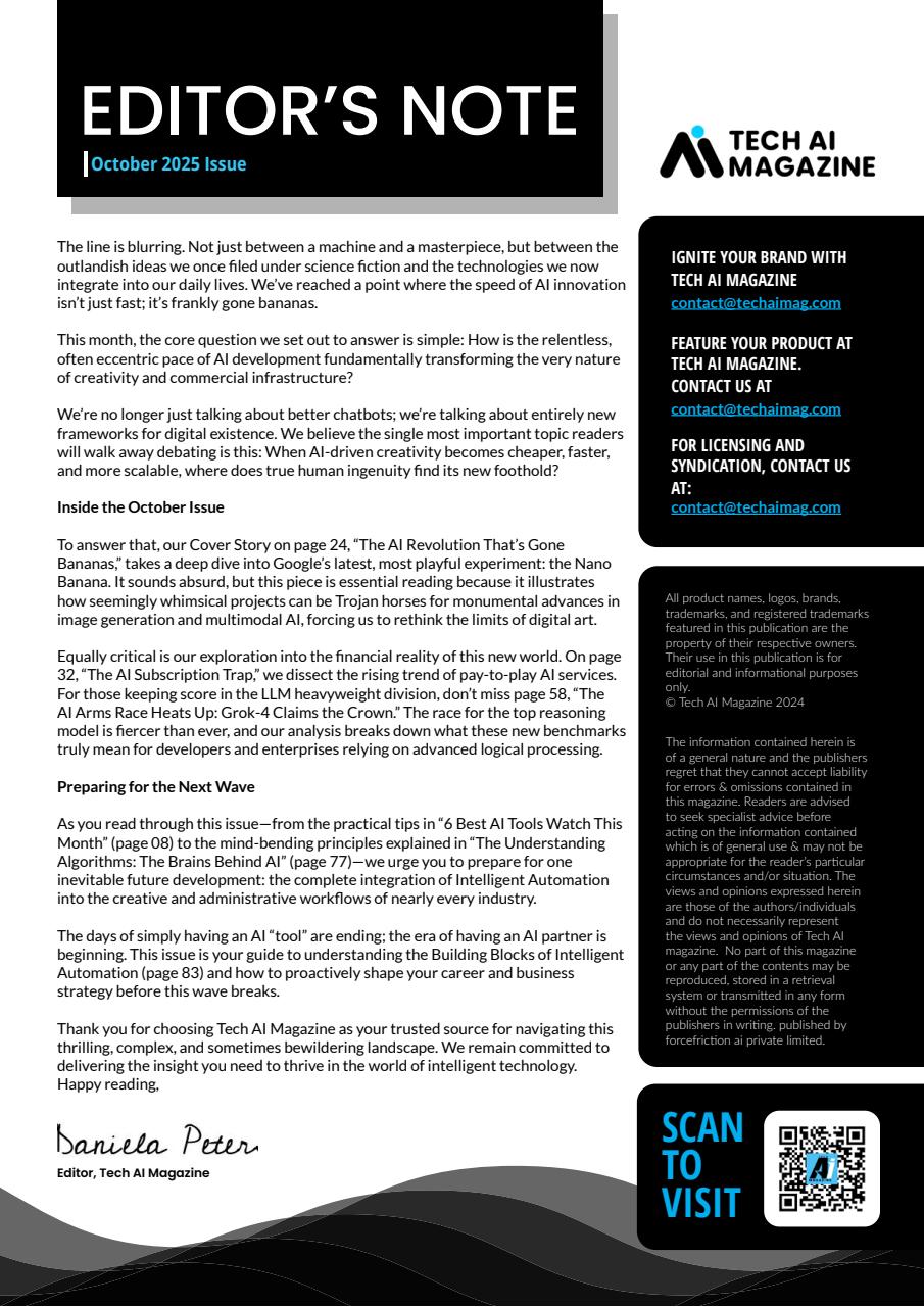 Tech AI Magazine Preview Pages