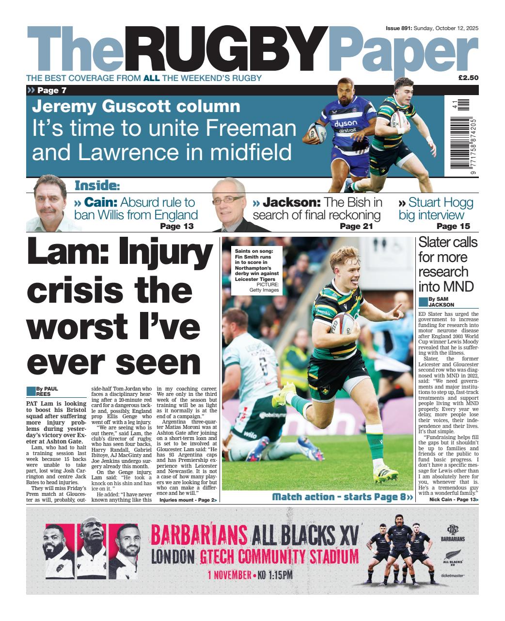 The Rugby Paper Preview Pages