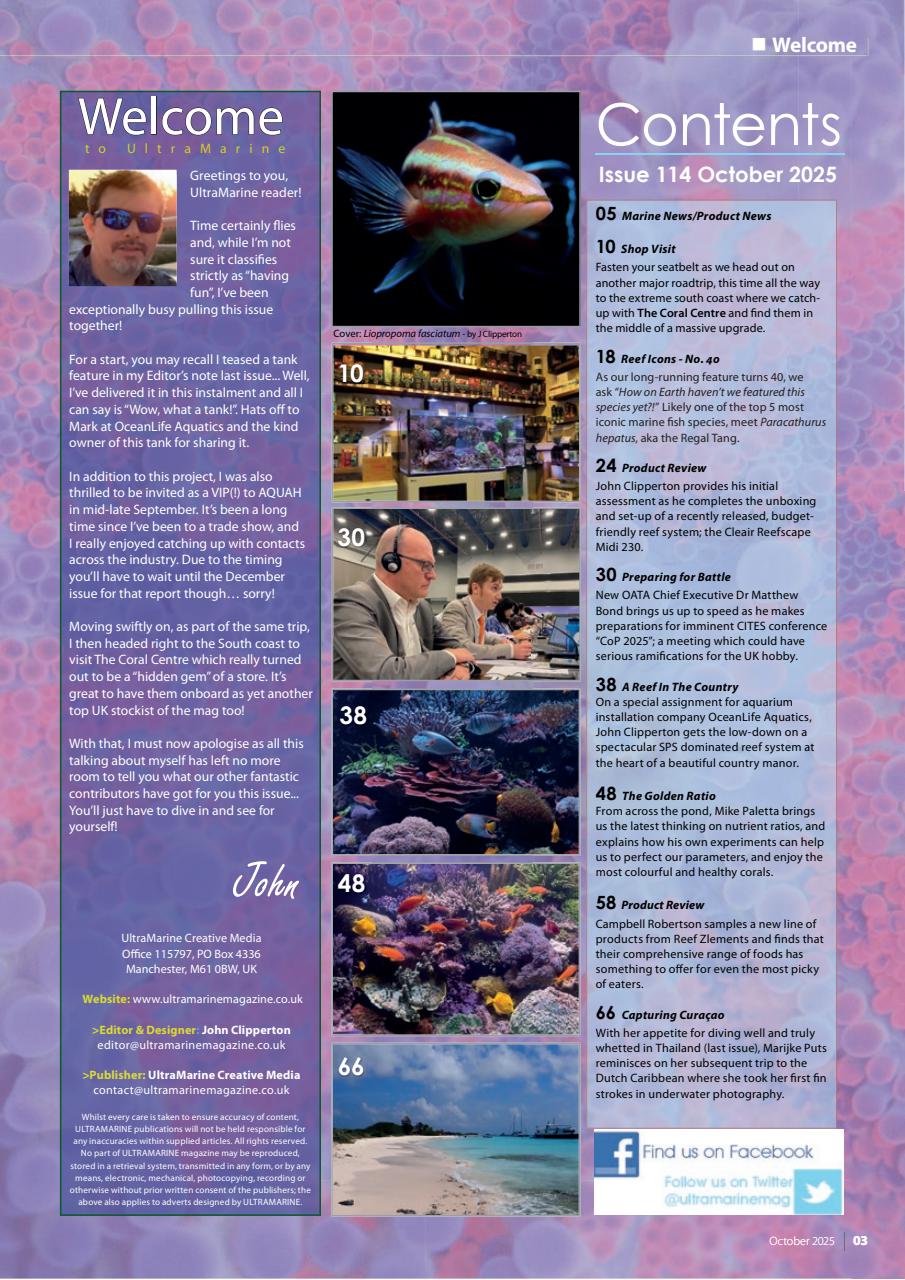 UltraMarine Magazine Preview Pages