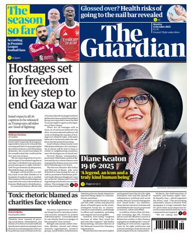 The Guardian Newspaper issue Monday, 13 October 2025