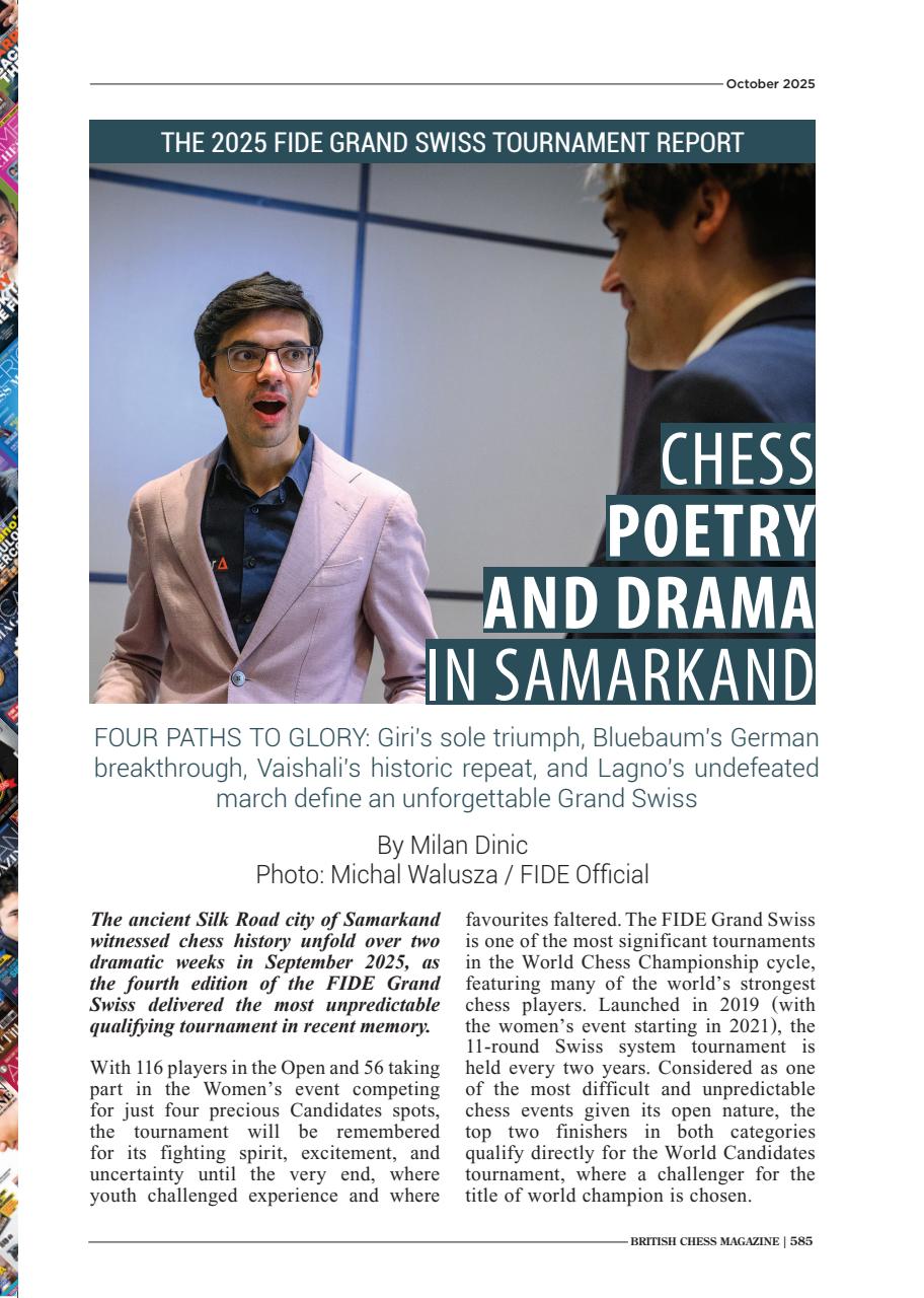 British Chess Magazine Preview Pages
