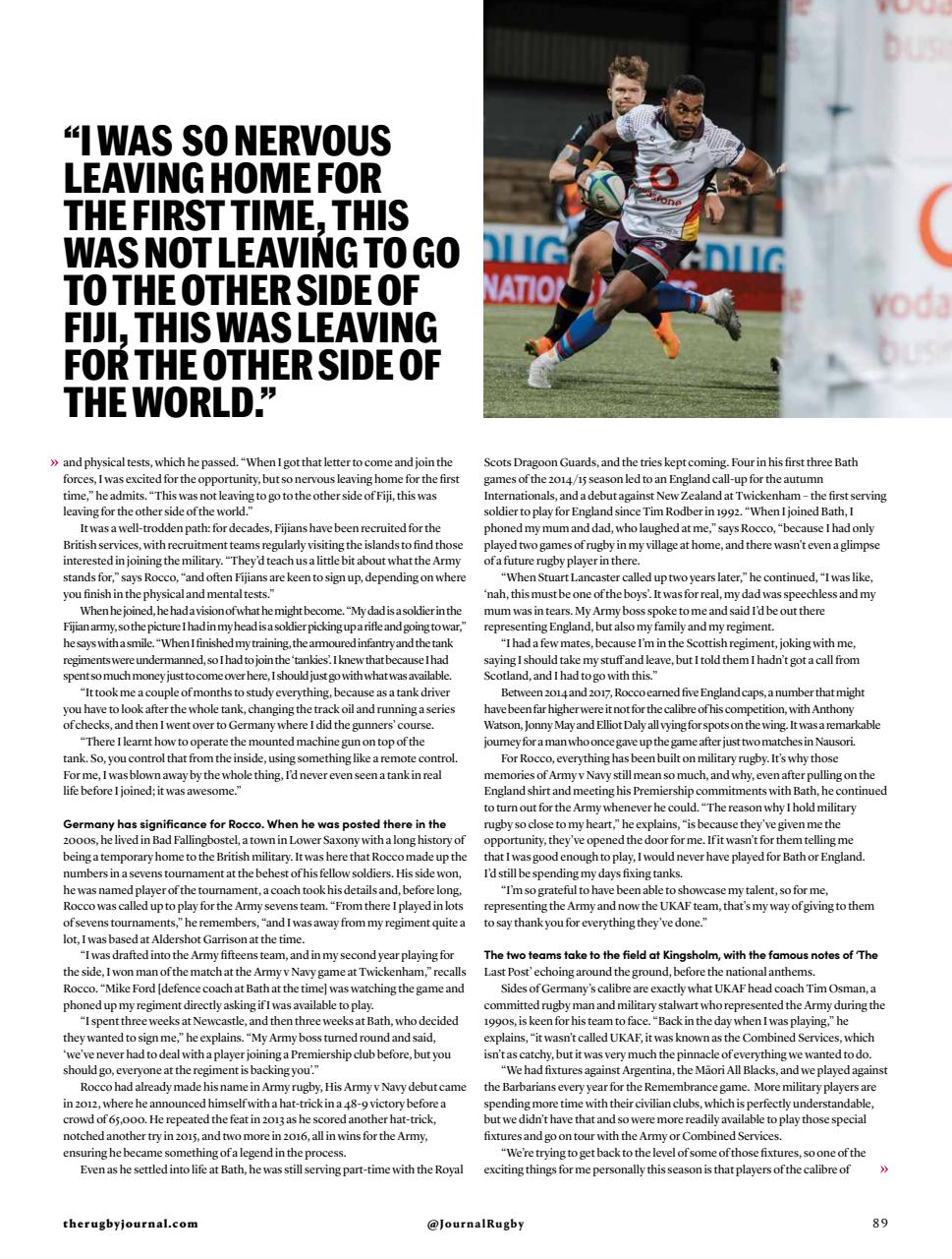 Rugby Journal Preview Pages