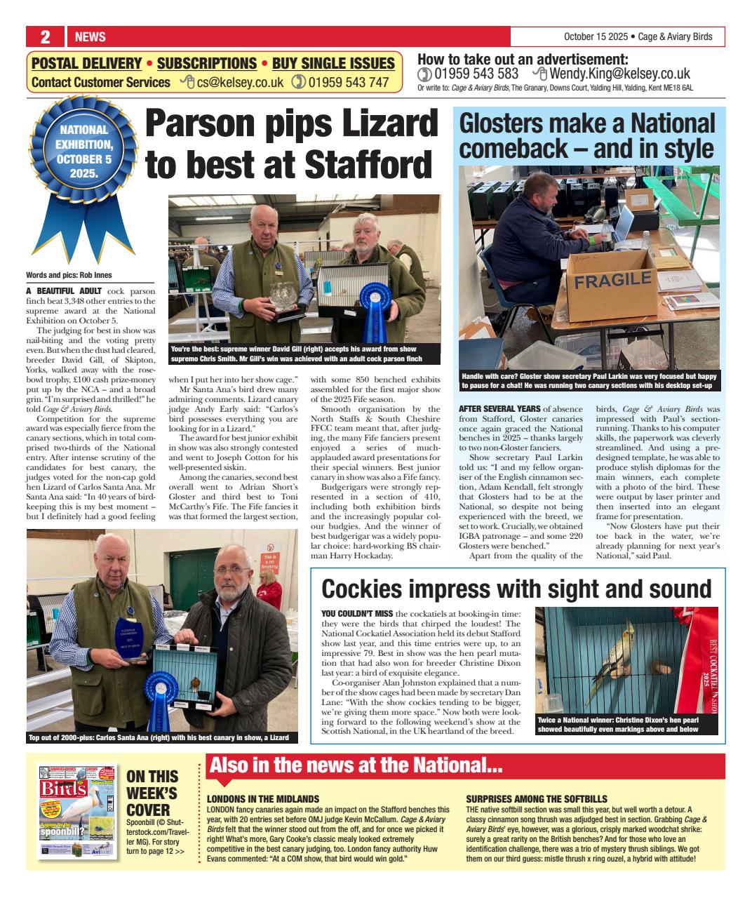 Cage & Aviary Birds Preview Pages