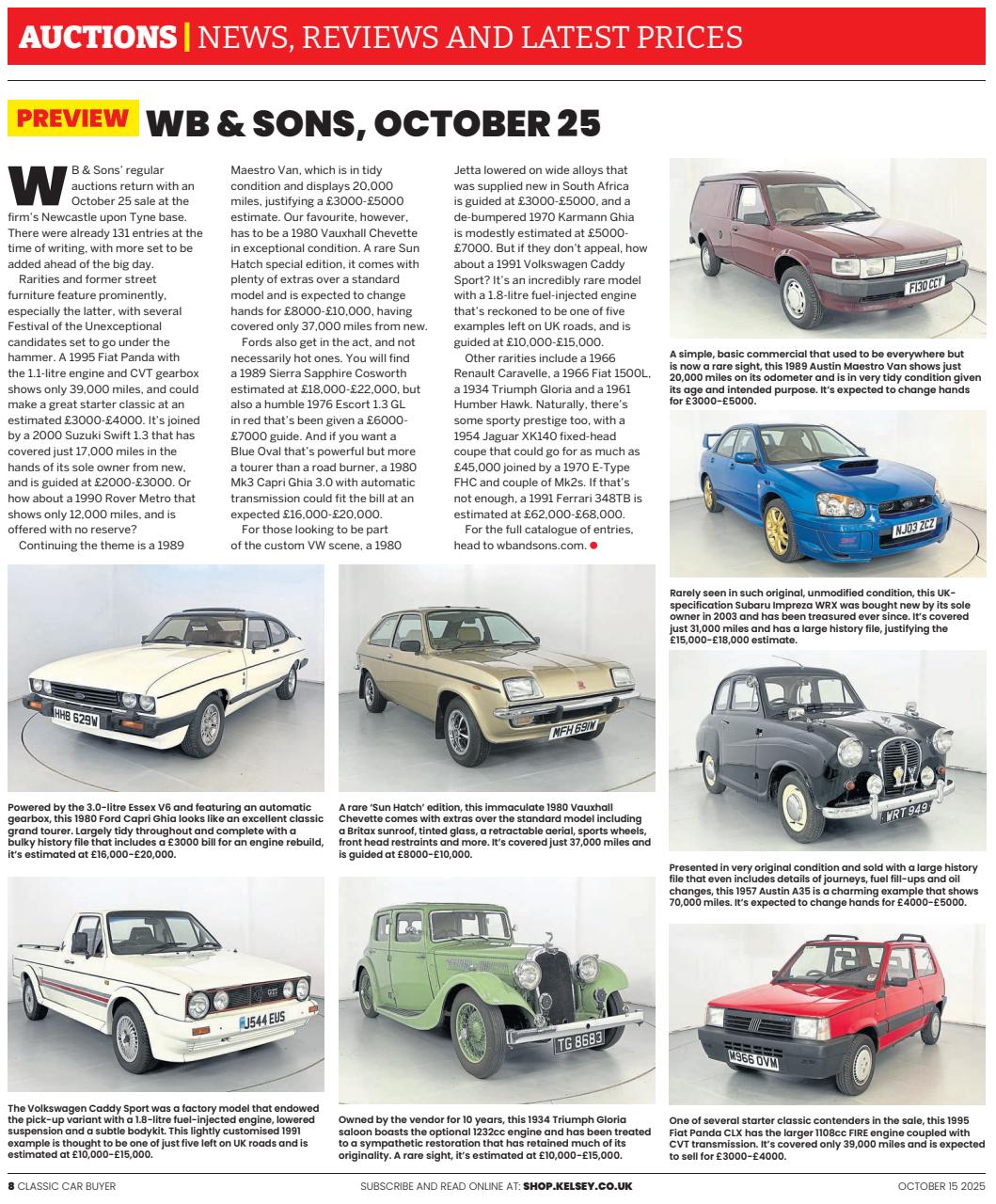 Classic Car Buyer Preview Pages