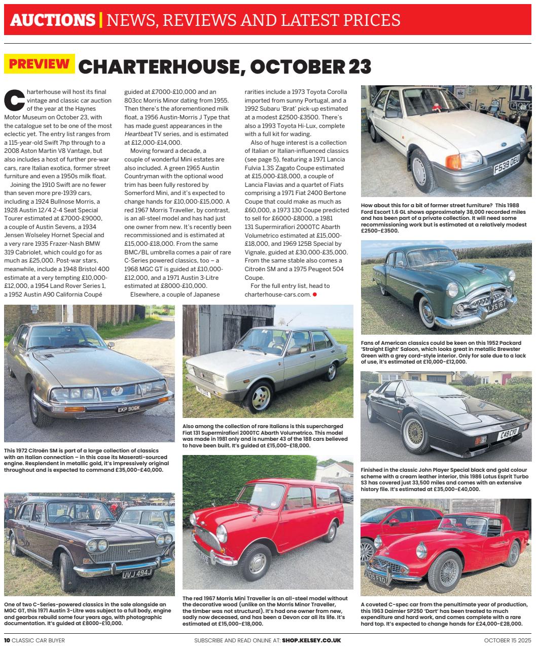 Classic Car Buyer Preview Pages